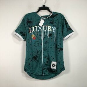 Luxury Green Splatter jersey